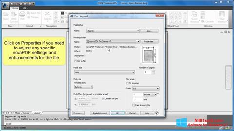 Snimak zaslona DWG TrueView Windows 8.1
