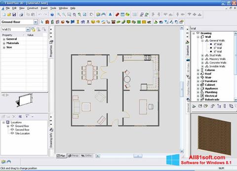 Snimak zaslona FloorPlan 3D Windows 8.1