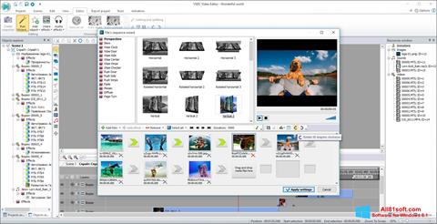 Snimak zaslona VSDC Free Video Editor Windows 8.1