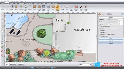 Snimak zaslona Realtime Landscaping Architect Windows 8.1