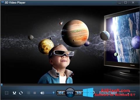 Snimak zaslona 3D Video Player Windows 8.1