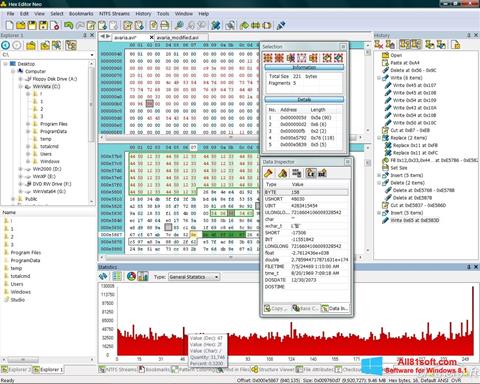 Snimak zaslona Hex Editor Neo Windows 8.1