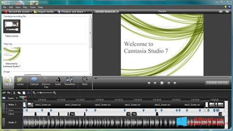Snimak zaslona Camtasia Studio Windows 8.1