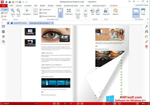 Snimak zaslona Soda PDF Windows 8.1