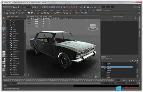 Snimak zaslona Autodesk Maya Windows 8.1