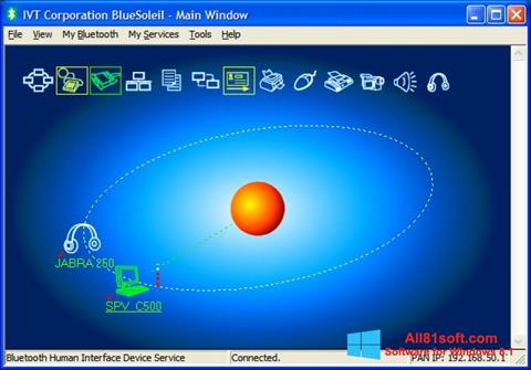 Snimak zaslona BlueSoleil Windows 8.1