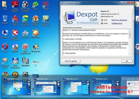 Snimak zaslona Dexpot Windows 8.1