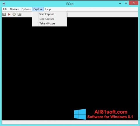 Snimak zaslona ECap Windows 8.1