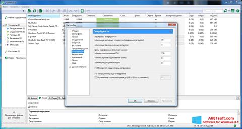 Snimak zaslona uTorrent Windows 8.1
