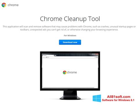 Snimak zaslona Chrome Cleanup Tool Windows 8.1