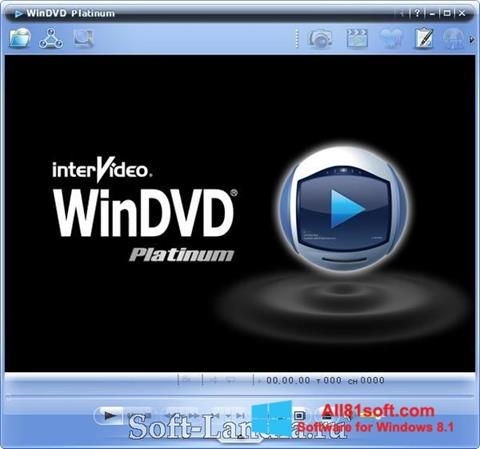 Snimak zaslona WinDVD Windows 8.1
