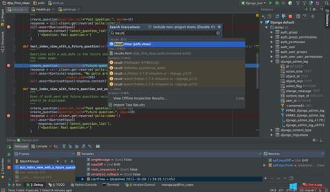 Snimak zaslona PyCharm Windows 8.1