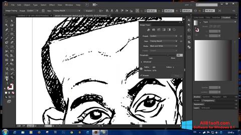 Snimak zaslona Adobe Illustrator CC Windows 8.1