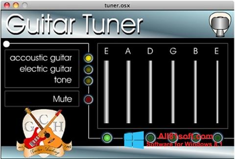 Snimak zaslona Guitar Tuner Windows 8.1