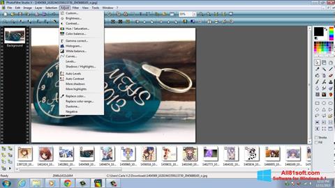 Snimak zaslona PhotoFiltre Studio X Windows 8.1
