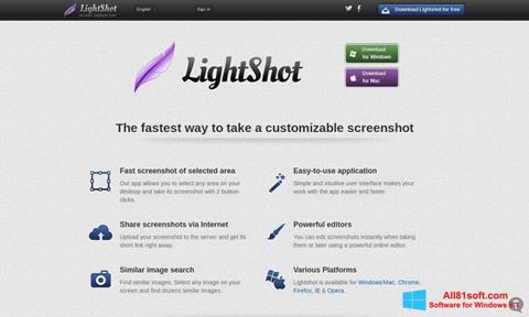 Snimak zaslona LightShot Windows 8.1