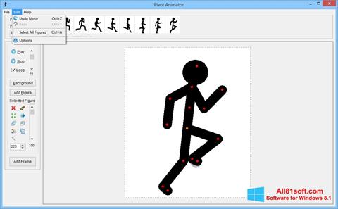 Snimak zaslona Pivot Animator Windows 8.1