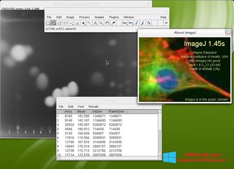 Snimak zaslona ImageJ Windows 8.1