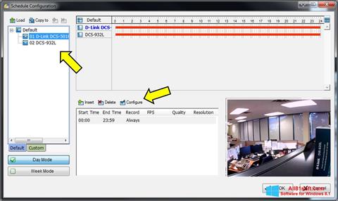 Snimak zaslona D-ViewCam Windows 8.1