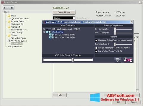 Snimak zaslona ASIO4ALL Windows 8.1