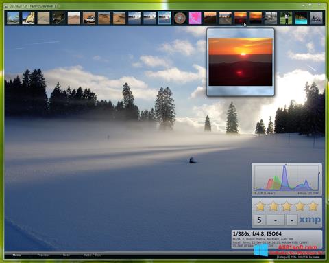 Snimak zaslona FastPictureViewer Windows 8.1