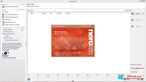 Snimak zaslona Nero Express Windows 8.1