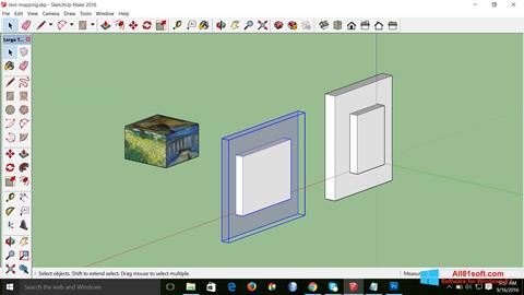 Snimak zaslona SketchUp Make Windows 8.1