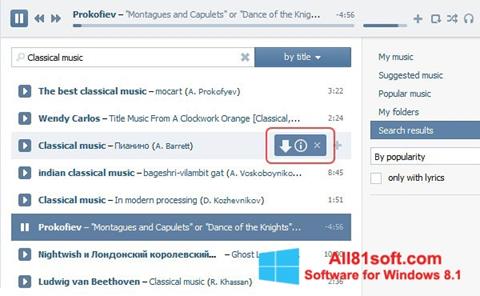 Snimak zaslona SaveFrom.net Windows 8.1